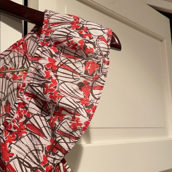 Anthro Ruffled Neckline Blouse - Picture 4 of 9